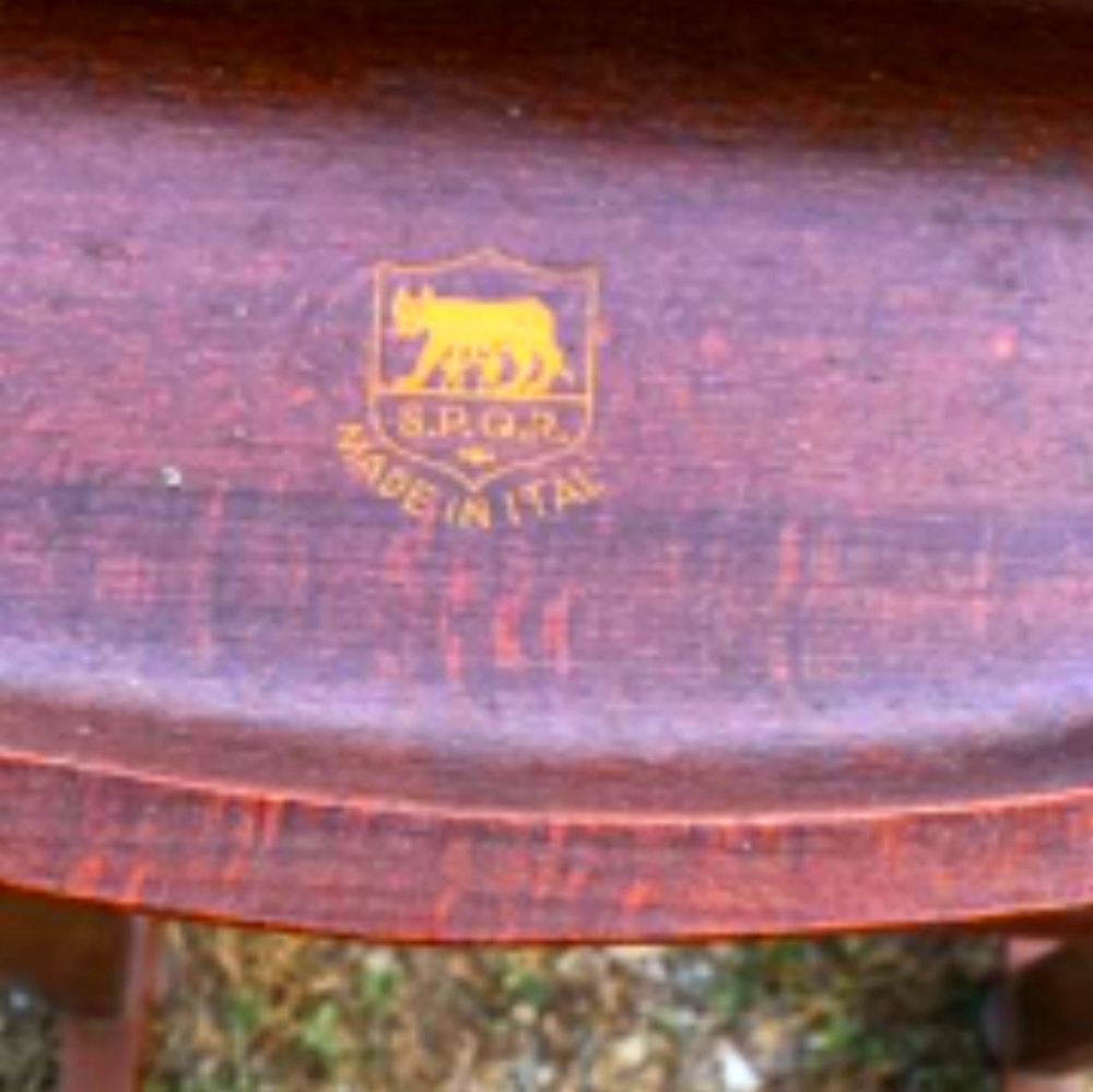 Vintage Italian hand crafted butlers rack
